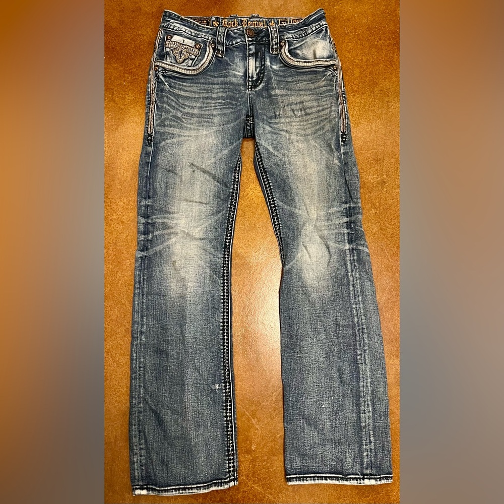 Rock Revival Matlock Boot Cut Jeans for Men